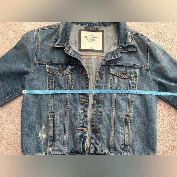 Abercrombie & Fitch -Blue Denim Jacket size M (women) - Picture 9 of 10